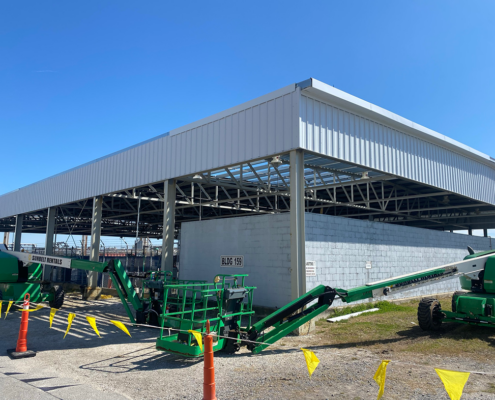 Metal Roof and Wall Panel Installation at NASA