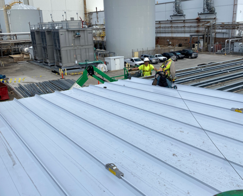 Metal Roof and Wall Panel Installation at NASA