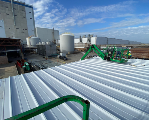 Metal Roof and Wall Panel Installation at NASA