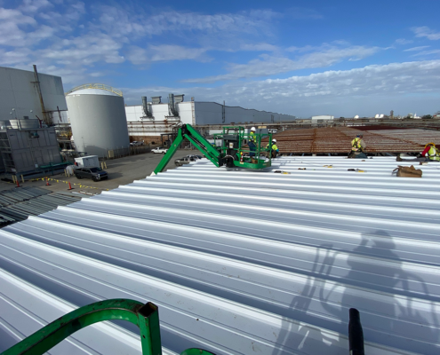 Metal Roof and Wall Panel Installation at NASA Michoud