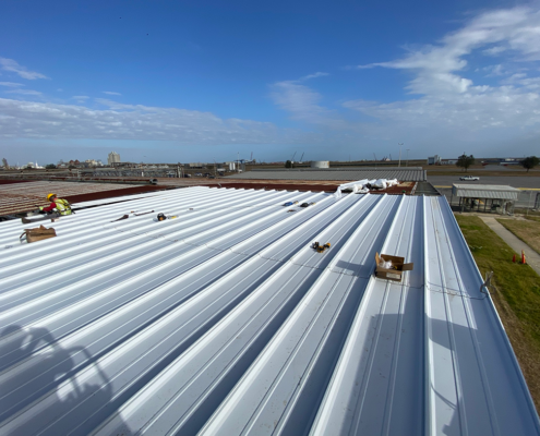 Metal Roof and Wall Panel Installation at NASA Michoud