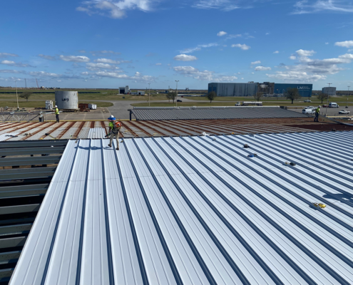 Metal Roof and Wall Panel Installation at NASA Michoud