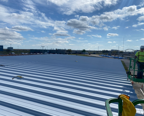 Metal Roof and Wall Panel Installation for Government Project