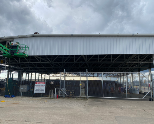 Metal Roof and Wall Panel Installation at NASA Michoud