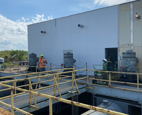 Installation of Metal Wall Panels and Insulated Roof Panels at NASA Michoud Assembly Facility