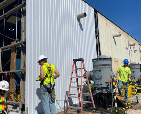 Installation of Metal Wall Panels and Insulated Roof Panels