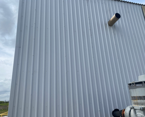 Installation of Metal Wall Panels and Insulated Roof Panels at NASA Michoud