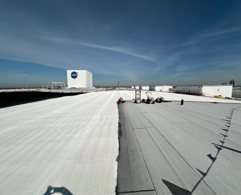 Roof Restoration and Waterproof Coating for NASA Michoud 11