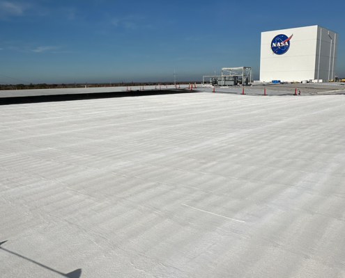 Roof Restoration and Waterproof Coating for NASA Michoud 8