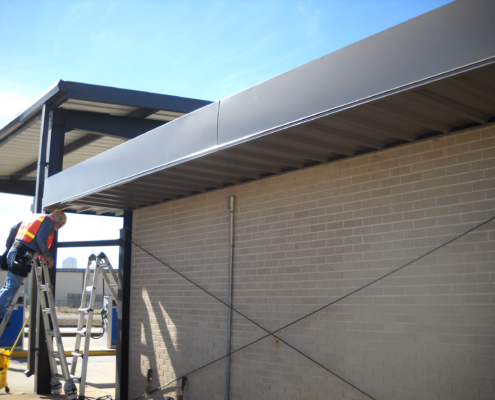 Metal Roofing Project at Naval Construction Battalion Center Gulfport 1