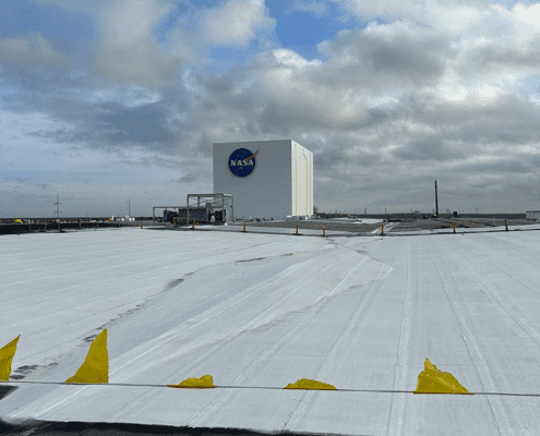 Roof Restoration and Waterproof Coating for NASA Michoud 1