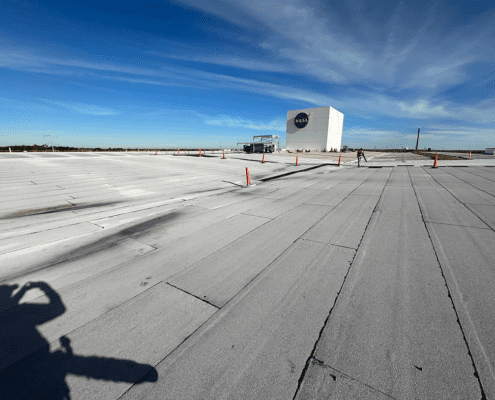 Roof Restoration and Waterproof Coating for NASA Michoud 20