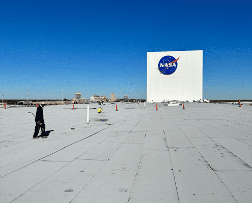 Roof Restoration and Waterproof Coating for NASA Michoud 21